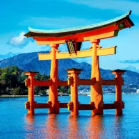 The torii of Itsukushima Shrine