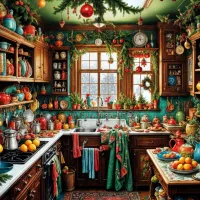 Cuisine Rustique de Noël