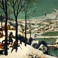 Pieter Brueghel Le Vieux - Chasseurs dans la Neige