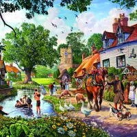 A Village in Summer