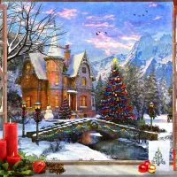 Christmas Mountain View