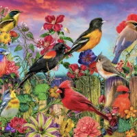 Birds and Blooms Garden