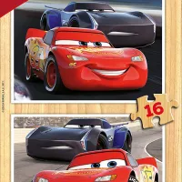 2 Puzzles en Bois - Cars