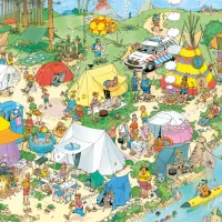 JAN VAN HAASTEREN - CAMPING NATURE (1000 PIECES)