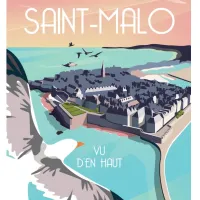 SAINT-MALO vu d'en haut