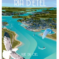 La RIA D'ETEL vue du Ciel