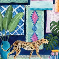 Guépard au Maroc