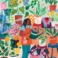 La Femme aux Plantes
