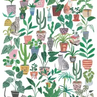 Chats et Plantes