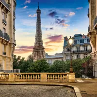 Promenade dans Paris au Coucher du Soleil