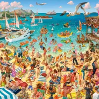 Art Collection - Amusement à la Plage