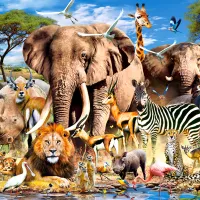 Les Animaux de la Savanne