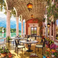 Terrasse au Bord du Lac