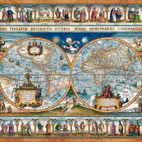 Carte du Monde, 1639