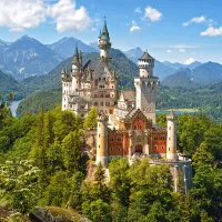 Vue du Château de Neuschwanstein