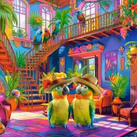 Perroquets au Paradis