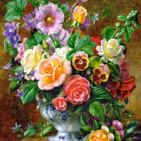 Fleurs dans un Vase