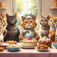 Chats Pâtissiers en Action