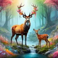 Cerf Majestueux