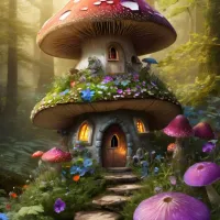 Maison Champignon des Sous-Bois