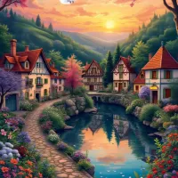 Le Village au Bord de l'Eau