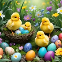 Poussins de Pâques