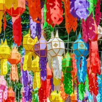 Lanternes Colorées