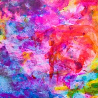 Colourful Abstract Oil Painting