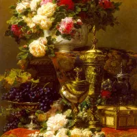 Jean-Baptiste Robie : Fleurs et Fruits