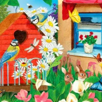 Birdhouse Garden
