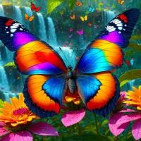 Papillon dans la Forêt