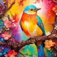 Oiseau Coloré