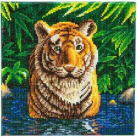 Crystal Art - Kit Broderie Diamant - Tigre