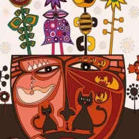 Surrealist Cat