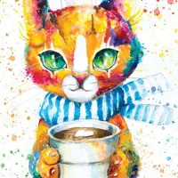 Colorful Cat