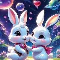 Bunnies in Love