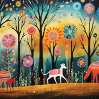 Colorful Forest
