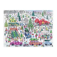 Ferme d'Arbres de Noël - Puzzle Étincellant de 1000 Pièces