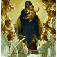 William A. Bouguereau : Vierge avec Anges