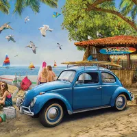 VW Beetle Surf Shack
