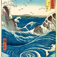 Utagawa Hiroshige - Tourbillon de Naruto