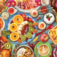 Table de Petit Déjeuner