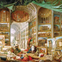 Galerie du Rome antique by Paolo Pannini