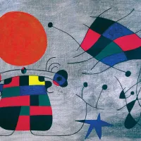 Joan Miro - Le Sourire aux Ailes Flamboyantes