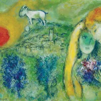 Marc Chagall - Les Amoureux de Vence