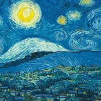 Van Gogh Vincent - Nuit Etoilée sur le Rhône