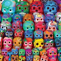 Crânes Traditionnels Mexicains