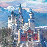 Neuschwanstein en Hiver, Allemagne