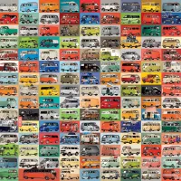 Volkswagon Groovy Bus Collage