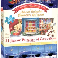 Calendrier de l'Avent - Joyeux Noël  - 24 Puzzles